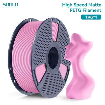 1KG High Speed Matte PETG Filament 1.75Mm - Ultra-Fast 600Mm/S Printing,No Stringing,Petg for Creality,Prusa, Bambu Lab