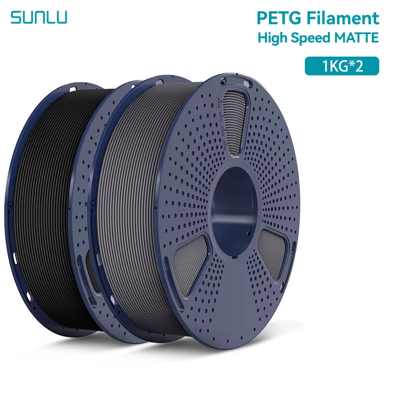 2KG High Speed Matte PETG Filament 1.75Mm 1000G Spool (2.2Lbs) High Speed Printing Filament Fit Most FDM Printer