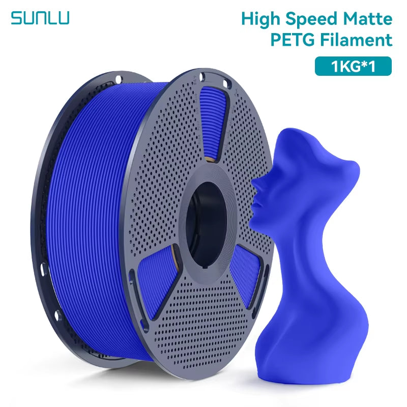 1KG High Speed Matte PETG Filament 1.75Mm - Ultra-Fast 600Mm/S Printing,No Stringing,Petg for Creality,Prusa, Bambu Lab