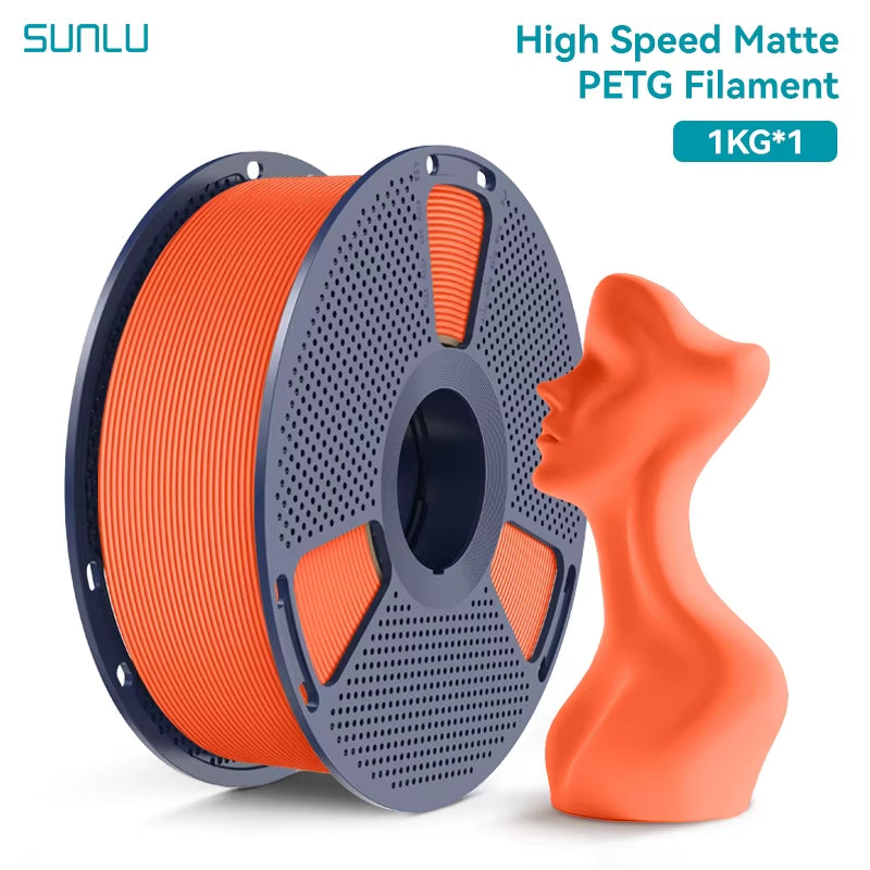 1KG High Speed Matte PETG Filament 1.75Mm - Ultra-Fast 600Mm/S Printing,No Stringing,Petg for Creality,Prusa, Bambu Lab