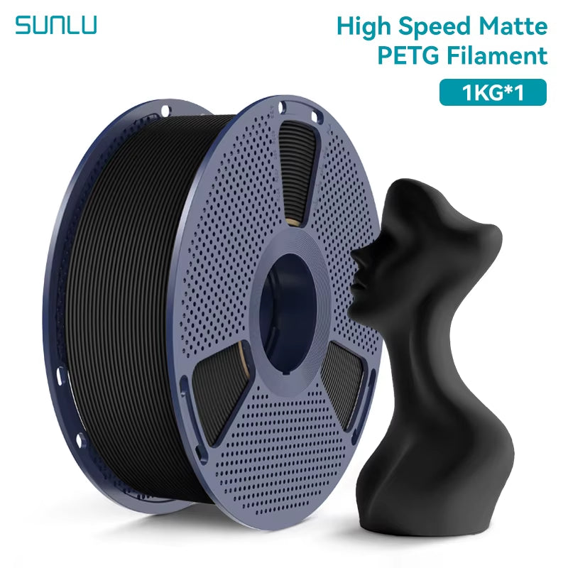 1KG High Speed Matte PETG Filament 1.75Mm - Ultra-Fast 600Mm/S Printing,No Stringing,Petg for Creality,Prusa, Bambu Lab