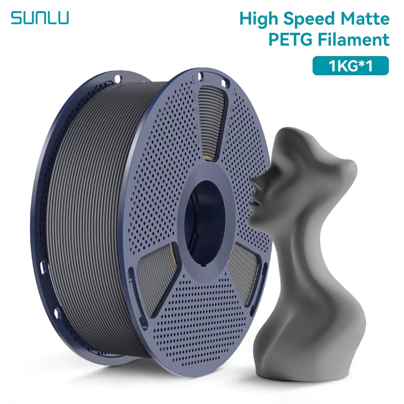 1KG High Speed Matte PETG Filament 1.75Mm - Ultra-Fast 600Mm/S Printing,No Stringing,Petg for Creality,Prusa, Bambu Lab
