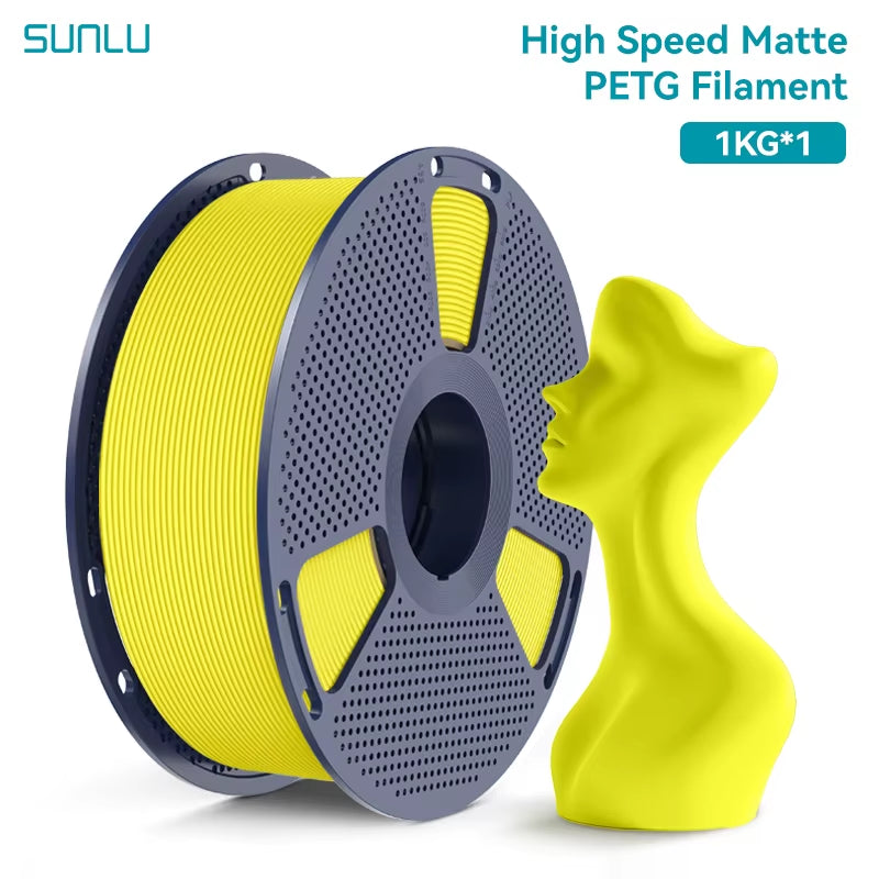 1KG High Speed Matte PETG Filament 1.75Mm - Ultra-Fast 600Mm/S Printing,No Stringing,Petg for Creality,Prusa, Bambu Lab