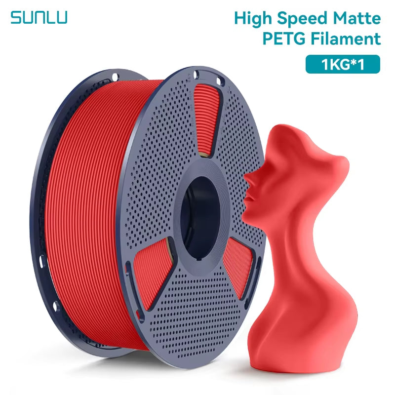 1KG High Speed Matte PETG Filament 1.75Mm - Ultra-Fast 600Mm/S Printing,No Stringing,Petg for Creality,Prusa, Bambu Lab