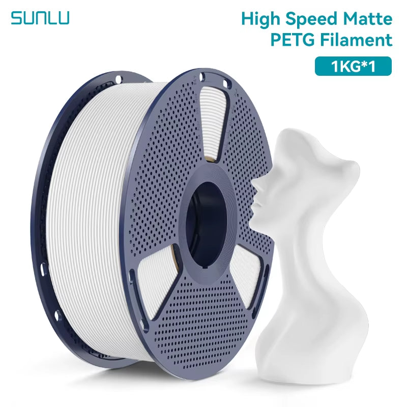 1KG High Speed Matte PETG Filament 1.75Mm - Ultra-Fast 600Mm/S Printing,No Stringing,Petg for Creality,Prusa, Bambu Lab