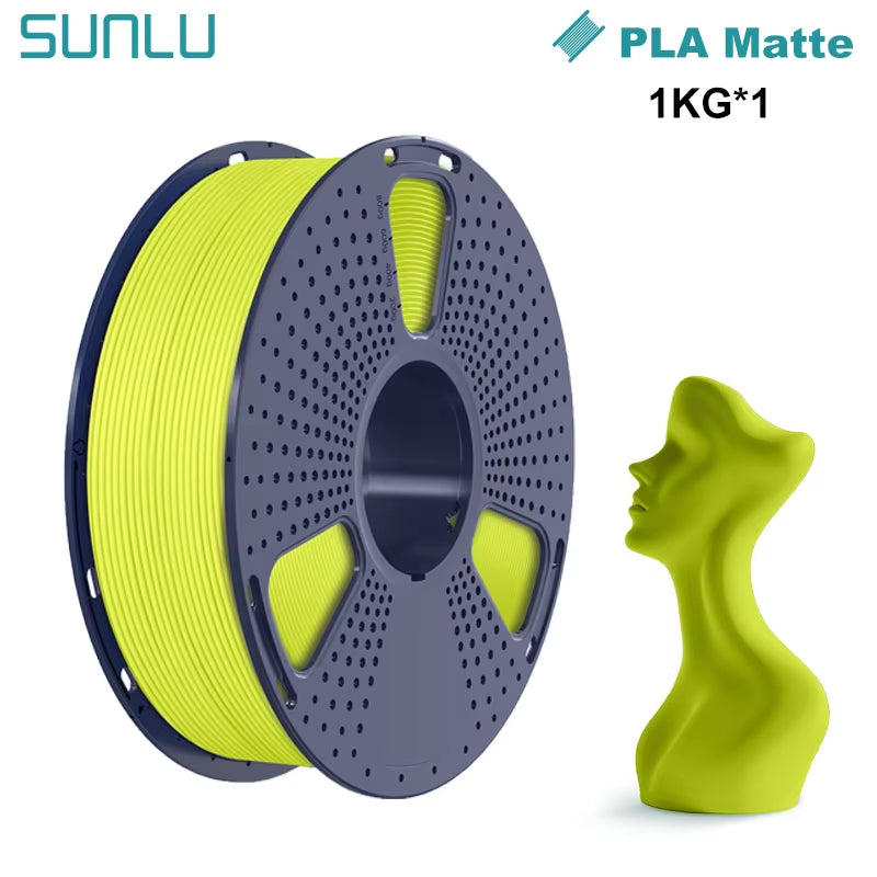 1KG PLA Matte 3D Printer Filament 1.75Mm 1000G Spool (2.2Lbs) Neatly Arranged No Knot Filament Fit Most FDM Printer