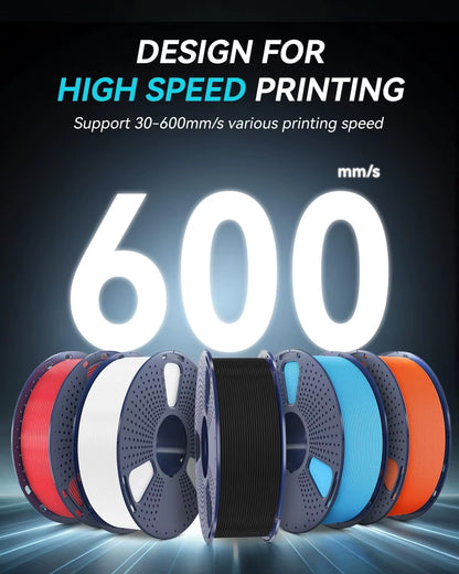 1KG High Speed Matte PETG Filament 1.75Mm - Ultra-Fast 600Mm/S Printing,No Stringing,Petg for Creality,Prusa, Bambu Lab