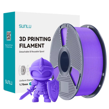 1KG PLA Matte 3D Printer Filament 1.75Mm 1000G Spool (2.2Lbs) Neatly Arranged No Knot Filament Fit Most FDM Printer
